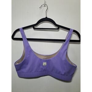 Vuori Size Large Daily Bra Purple Women's Sports Bra Workout
